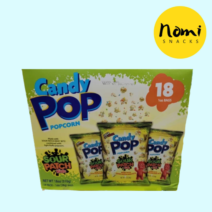 Candy Pop Popcorn Sour Patch 18x28G Lazada PH