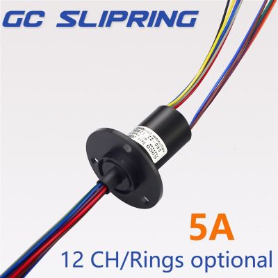 ‘；【-； Slip-Ring Collector Ring Electric Slip Ring Electric Brush Carbon Brush Rotating Joint 12Wire 5A Current