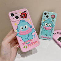 ลายการ์ตูนปากไส้กรอกรูปปลาการ์ตูนที่สวยงามสำหรับ IPhone 15 14 13 12 Pro Max เคสโทรศัพท์แฟชั่นความคิดสร้างสรรค์