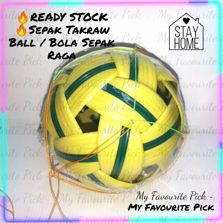 🔥READY STOCK 🔥Pvc Sepak Takraw Ball beginner / Bola Sepak Raga | Lazada