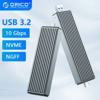 ORICO Dual Protocols M.2กล่อง SATA NVME NGFF USB ประเภท C SSD กล่องฮาร์ดดิสก์ HD ภายนอก M2 Gen2กล่องเก็บของสำหรับแล็ปท็อป PC