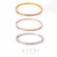 d363218 BZEBI กำไลข้อมือแฟชั่น ผู้หญิง สร้อยข้อมือผู้หญิง สแตนเลส เครื่องประดับสำหรับสตรี เครื่องประดับ สําหรับผู้หญิง 596b