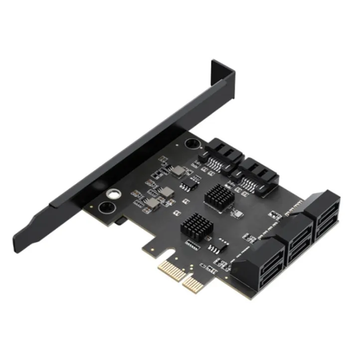 ASM1064 SATA PCIe Adapter, 8 Ports PCI Express 3.0 X1 To SATA III ...
