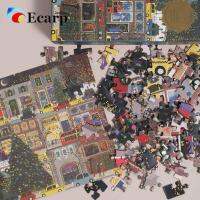 Winter Lights Foil Puzzle 500 Pcs-Featuring a Festive City Scene by Joy Laforme