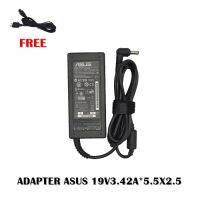 ADAPTER ASUS 19V3.42A*5.5X2.5  / สายชาร์จโน๊ตบุ๊ค เอซุส + แถมสายไฟ