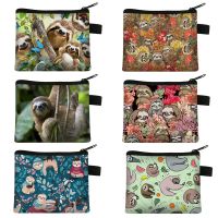 Funny Animal Sloth Coin Purse Women Wallet Small Handbag Credit Card Key Holder Money Bag Cute Purse Kids Coin Bags