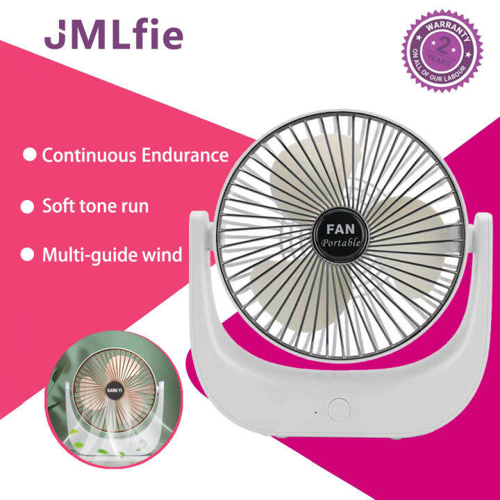 Portable fan, wireless fan, threelevel wind speed adjustment, no noise