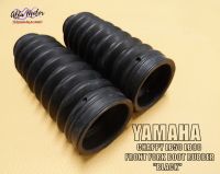 YAMAHA CHAPPY LB50 LB80 FRONT FORK BOOT RUBBER "BLACK" #ยางหุ้มโช๊คหน้า สีดำ CHAPPY / CHIPPY สินค้าคุณภาพดี