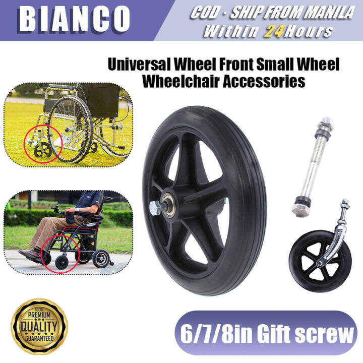 Sturdy and durable wheelchair solid axle wheels front wheel wheelchair