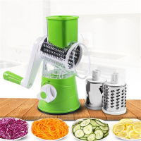 Roller Vegetable Slicer Cutter Potato Chopper Carrot Grater Detachable 3 Stainless Steel Blade Non-Slip Base Grinder Peelers