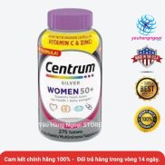 Vitamin tổng hợp dành cho nữ trên 50 tuổi Centrum Sliver Women 50+ 275