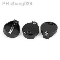 10pcs Black Round Button Battery Holder Case for CR2032 2016 2025