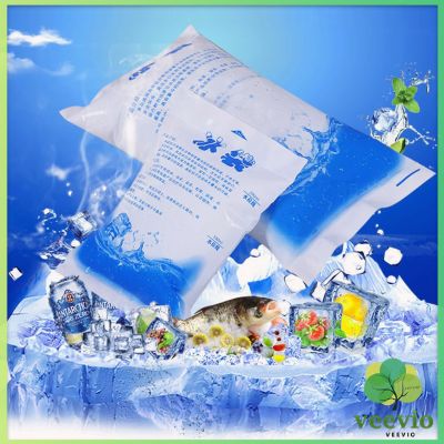 Veevio น้ำแข็งเทียม เจลเก็บความเย็น ไอซ์แพค ไอซ์เจล นำมาใช้ซ้ำได้ เจลทำความเย็น น้ำแข็งเทียม น้ำแข็ง กระเป๋าเก็บความเย็น Ice Gel สปอตสินค้าร