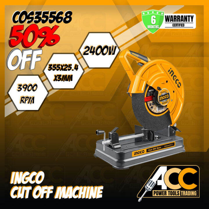 Ingco COS35568 Cut Off Machine 2400W | Lazada PH