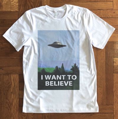 I Want To Believe Tshirt Bella Canvas