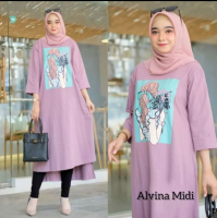 Priskila Cell Alvina Midi KF วัสดุ Combad LD 110 Cm PB 102 - 118 Cm Robe ใหม่ล่าสุด2022 Kekinian Viral ผู้ใหญ่ Ori ผู้หญิง Abayas ผู้ใหญ่ Simpel ชุดผู้หญิงใหม่ล่าสุด2022 Kekinian Kondangan