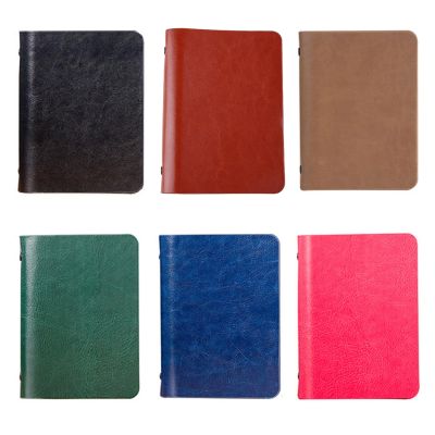 A7 Pocket Loose-leaf Notebook Leather Cover Business Diary Memos Planner Notepad Note Book Agenda Organizer