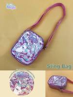 Unicorn Collection 3D Sling Bag ยูนิคอร์น กระเป๋าสะพาย ลายการ์ตูนน่ารัก กระเป๋าสะพายลายยูนิคอร์น ขนาด 11x15x4 cm.