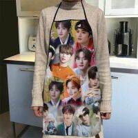 เด็กจรจัด ลี มินโฮ ซอ ชางบิน ซึงมิน Kitchen Apron Dinner Cooking Apron อุปกรณ์เบเกอรี่สำหรับผู้ใหญ่ อุปกรณ์ทำความสะอาด 0905