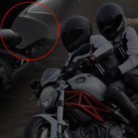 Qii lu Anti-SLIP ถังแก๊ส Traction Pad เข่าสติกเกอร์สำหรับ Ducati 696 795 796 1100