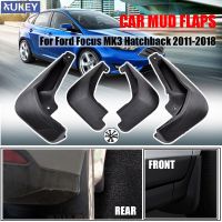 Mud Flaps สำหรับ Ford Focus 3 MK3 Hatchback 2011-2018ด้านหน้าด้านหลัง Mudguards Mudflaps Splash Guards 2017 2016 2015 2014 2013 2012