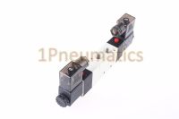 Free Shipping 1x 4V230E-08 5Ports 3Position Dual Solenoid Pneumatic Air Valve 1/4" BSPT AC220V DC12V DC24V or AC110V Valves