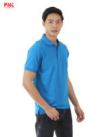 เสื้อโปโล เกรดพรีเมี่ยม ผ้านุ่ม สีฟ้า U01CP0042 - Polomaker