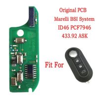 3บนแผงวงจรปุ่มกดสำหรับรีโมทคอนโทรล Fiat ความถี่433Mhz ชิป Pcf7946รับส่งสัญญาณแม่เหล็กบอร์ดมารีเมลลี่