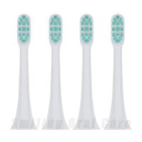 ZZOOI 4PCS Replacement Electric Toothbrush Heads For Xiaomi Mijia T300/T500/T700 Oral Whitening High-Density MES601/MES602 Brush Head