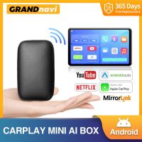 MINI Ai Box Wireless CarPlay Android Auto For Netflix YouTube Android closed system For Lincoln Navigator Continental Nautilus Electrical Connectors