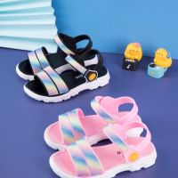 COD DSFGRTUTYIII Girls Sandals Summer New Style Medium Big Kids Fashion Girls Influencer Soft Sole Primary School Students Childrens Shoes Women