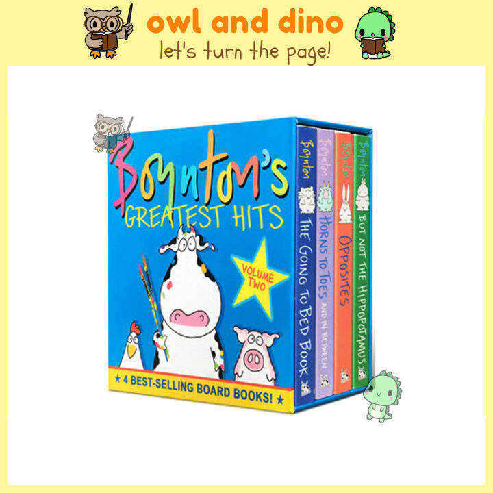 Boynton's Greatest Hits The Big Blue Box (4pc Board Book Set) | Lazada PH