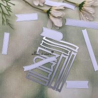 Banner label strip frame Metal Cutting Dies Stencils For DIY Scrapbooking Decorative Embossing Handcraft Die Cutting Template