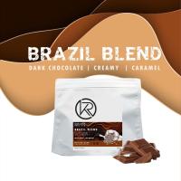 Kaori Coffee เมล็ดกาแฟคั่ว บราซิล Brazil Blend 250g-1Kg. คั่วใหม่ทุกวัน