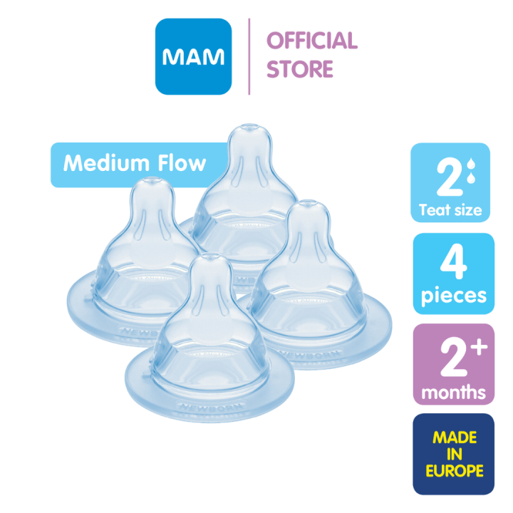 MAM Newborn Teat 0 2 Pack