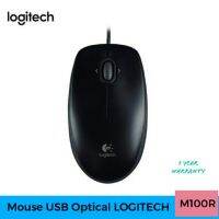 สินค้าขายดี!!! Mouse LOGITECH (M100R) Black ที่ชาร์จ แท็บเล็ต ไร้สาย เสียง หูฟัง เคส ลำโพง Wireless Bluetooth โทรศัพท์ USB ปลั๊ก เมาท์ HDMI สายคอมพิวเตอร์