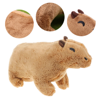 18 ซม.คาปิบารา จําลอง ขนปุย ตุ๊กตาสัตว์ ของเล่นเด็ก Capybara Rodent ของเล่นตุ๊กตา