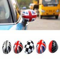 2pcs For Mini Cooper One S JCW F56 F55 Union Jack Door Rear View Mirror Covers Stickers Car-styling Decoration Accessories