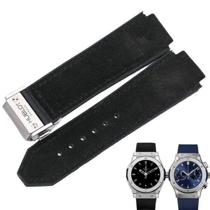 july-suitable-for-hengbao-big-bang-high-quality-rubber-watch-strap-25x19mm-mens-fashion-matte-leather