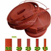 12V Dc 15X1500Mm 115W เครื่องทำความร้อนยางซิลิโคนยืดหยุ่นกันน้ำเข็มขัดทำความร้อน Unfreezer สำหรับท่อสายไฟ