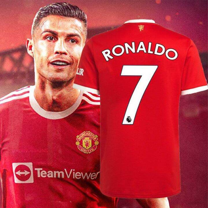 Áo thun jersey chơi bóng đá mềm thiết kế kiểu cầu thủ Cristiano Ronaldo ...