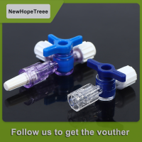 NewHopeTreee พลาสติกสองทางสามวิธีหยุดไก่สำหรับโรงพยาบาลคลินิก Luer LOCK ADAPTER