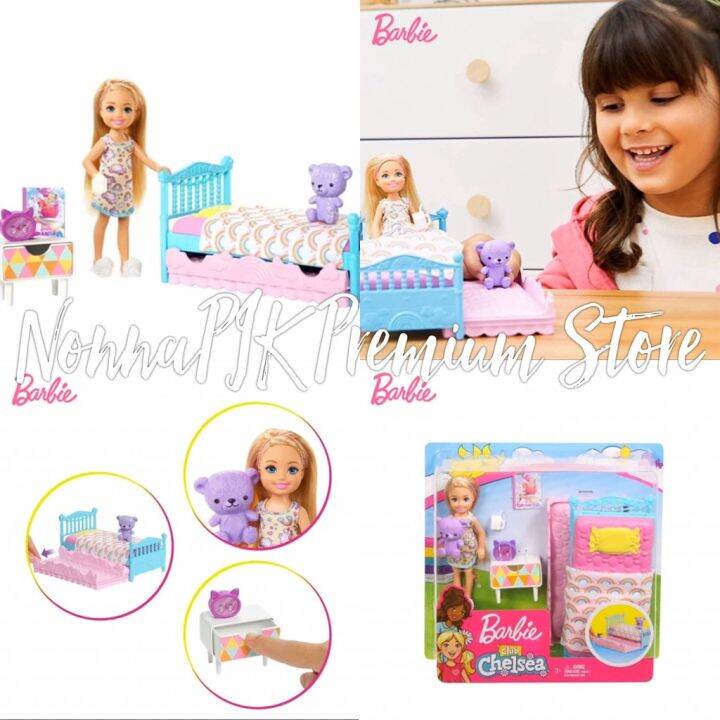 barbie club chelsea bedtime playset