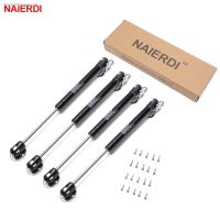 ☽♙ 4PCS NAIERDI 10 15KG Furniture Gas Spring Hinges Kitchen Cupboard Cabinet Hydraulic Hinge Door Strut Lid Support Box Hardware