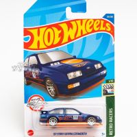 ❗ No. 33 87 FORD SIERRA COSWORTH Blue Mattel Hot Wheels Alloy Small Sports Car