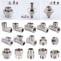 Internal Butt Joint Elbow Female Male Stainless steel Threaded Plumbing fitting Adapter Pipe Fittings Hardware