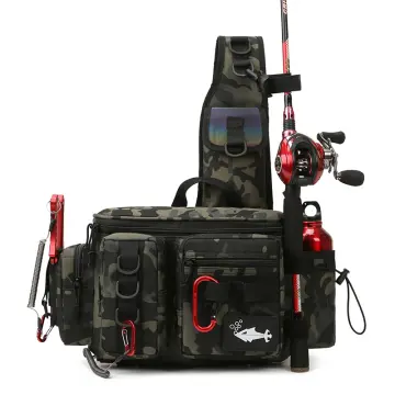 Shop Multifunctional Fishing Tackle Bag Single Shoulder Crossbody