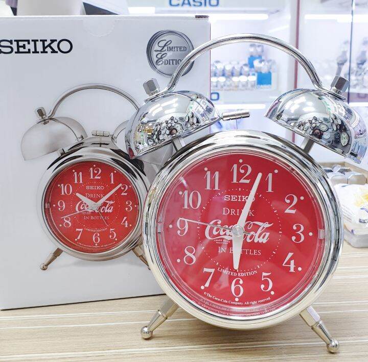 Seiko Bell Alarm Clock QHK906S LIMITED EDITION COCACOLA Lazada