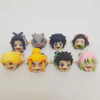 HANBONY สำหรับสาย Usb โทรศัพท์ม้วนสายเคเบิล Kamado Nezuko Kamado Tanjiro Demon Slayer ตัวป้องกันสายไฟที่ครอบสายไฟที่เก็บสาย