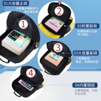 Pikachi primary school school bag men 1 - 3 - 6 grade childr皮卡丘小学生书包男1-3-6年级儿童书包男生幼儿园减负护脊双肩包11.19